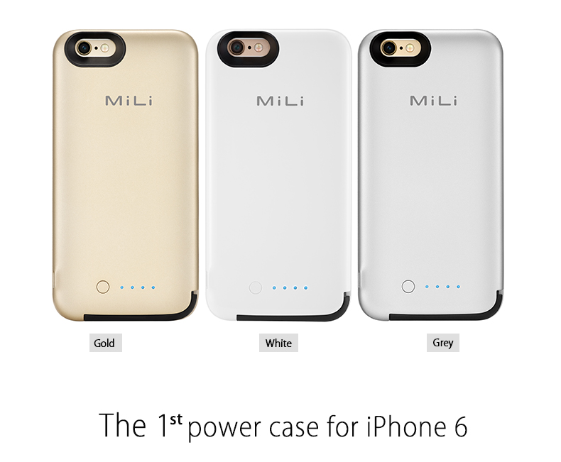 Ốp lưng kiêm pin sạc Mili Power Spring 6- Apple chỉ định dùng cho iPhone 6 - 4